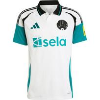 Adidas Newcastle United FC SS24 Patogūs Retro Marškinėliai Mada Greitai Džiūstantys Trumpomis Rankovėmis Futbolo Marškinėliai Vyriški Viršutiniai Drabužiai Balti IW0390 M blue