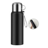 600/800/1000/1200/1500ML Nerūdijančio plieno vakuuminė kolba su temperatūros rodymu nešiojamas karšto ir šalto vandens butelis Size#600ML