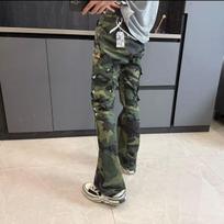 Special Forces Camouflage Tactical Pants - Waterproof, Multi-Pocket, Military-Style for Outdoor Training & Mountaineering. Large