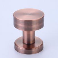 Nerūdijančio plieno paslėpta apvali rankena nematomiems vienpusiams durų užraktams Antique Red Single Handle
