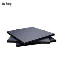 Wurong Gym & Fitness Rubber Floor Mat 50x50x3cm gray