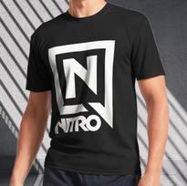 Men's and Women's T-shirts Ski Nitro Snowboard Essential L black