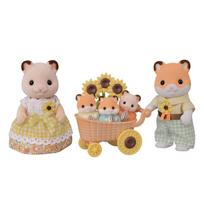 Sylvanian Families Doll Hamster Family FS-61 ST Mark Certified 3 Years Older Toy Dollhouse EPOCH