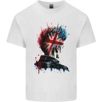 26 Punk Rock Union Jack Head Music British Skinhead Mens Light Cotton T-Shirt Unisex T-Shirt M white