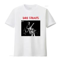Dire Straits Live Rock Band T Shirt David Mark Knopfler John Illsley Pick Withers Members Design vintage Washed streetwear L black