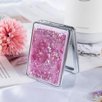 Mini Pocket Makeup Mirror Creative Cosmetic Compact Mirrors With Flowing Sand