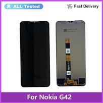 Pilnas LCD ekrano ir lietimui jautraus stiklo surinkimas, skirtas Nokia G42 gray