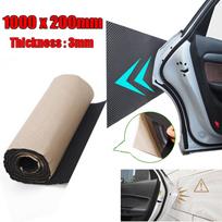 Garage Car Wall Door Protector Rubber Replacement Guard Bumper 100x20cm black
