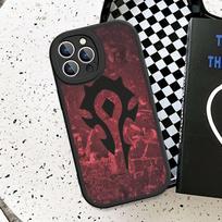 Game World Of Warcraft Leather Phone Case For IPhone 15 14 13 Pro Max 12 11 16 Plus Phone Cover iPhone 15 pro brown
