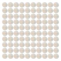 Polishing Round Capiz Shell Slices for DIY Jewelry Making with Pre-Drilling Double Holes, Natural Shell Craft Piece for Handmade Hanging Wind Chimes 1 white