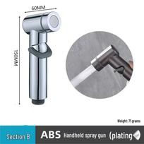 High-Pressure Toilet Water Splitter & Sprayer Valve gray