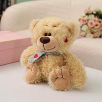 Meilės meškiuko apkabinimas meškiuko lėlė pliušinis žaislas zuikio lėlė vaikų palydos raminanti lėlė 27cm（0.18kg） beige