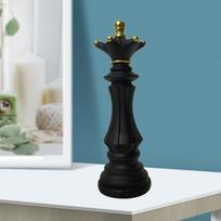 Resin Chess Set for Decor Queen white