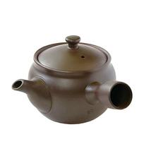 Yokkaichi Banko Ware Teapot e233 Purple Clay with Made in Japan Strainer, 250ml, gray