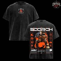 Titanfall 2 Legion Tone Ronin Scorch Vintage Mech Warfare Oversized T-Shirt - L black