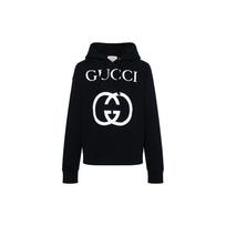 GUCCI Interlocking G Oversize Fit Hoodie 475374-X3Q25-1289 M white