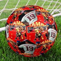 Yamal's Lamine Yamal Celebration Size 5 Football Machine-Stitched Indoor/Outdoor Training and Matches Unique Gift for Soccer Lovers zq