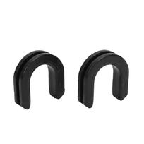 Sissy Bar Side Plate Grommet H7104101 Luggage Rack Docking Point Bushing Replacement for Road King FLHR FLHRC FLHRS black