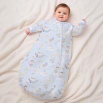 Infant Sleeping Bag With Anti-startle Design Cotton-lined Warm Wearable Blanket Toddlers 0-4 Years Size S Recommended for 0-9 months white