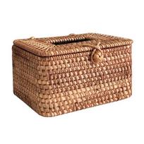 Organizer Holder Tissue Box Eco-friendly Large Capacity Rattan Container Rectangular Facial for Home Paper 1