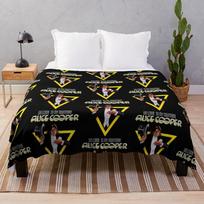 Alice Cooper Welcome To My Nightmare Shock Rock 70s Vintage Throw Blanket 100cm*130cm