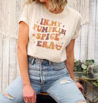 In My Pumpkin Spice Era Shirt Fall Coffee Shirt Plus Size Fall Shirt Fall Babe Shirt Retro Fall Clothes Fall Apparel Oversized Fall T Shirt M beige