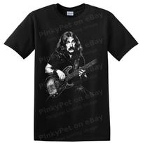 Geezer Butler Black Sabbath Bassist Portrait Rock Music T Shirt Classic Art Tee M black