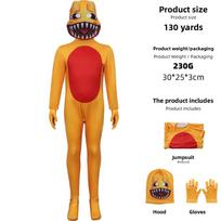 Gyvūnų Ligoninės Katės Cosplay Kostiumas Iš Poliesterio Medžiagos Vaikų Vaidmenų Žaidimams Ripped Yellow,Kid 140CM orange