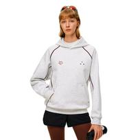 FPA Unisex Oversize Logo Reflective Hoodie M white