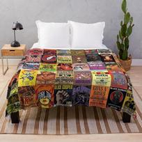Rock Band Throw Blanket 100cm*130cm
