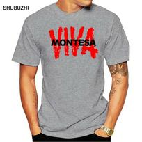 New Rare Viva Montesa Espana Motorcycles Mens Tshirt S To 3xl Vintage Tee Shirt Men Cotton Tshirt Summer Brand Teeshirt M gray