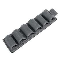 6 Rounds 12 Gauge Shotgun Shell Holder Elastic Ammo Organizer Pouch Tactical Vest Accessory for Hunting Shooting EDC Storage