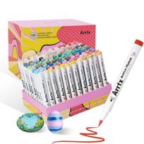 Arrtx 120 Colors Acrylic Marker Paint Pens, Brush Tip Paint Marker for Rock Painting, Wood, Canvas, DIY Crafts Making