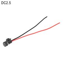 Charging Head Lithium Battery Output Line 36V/48V Round Male and Female Base Dc2.1 / 2.5 Electric Bicycle Charger Plug Socket black
