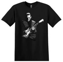 Frankenstein Playing Electric Guitar Horror T-Shirt S-4XL 3XL black