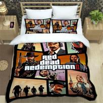 Red Dead Redemption 2 Bedding Sets exquisite supplies set print duvet cover bed comforter set bedding set luxury birthday gift 70x133cm 2pcs