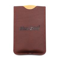 Hairdressing Pocket Size Wooden Beard Comb Hair Mustaches Brush Double Side Fine Coarse Teeth Brown Comb Bag