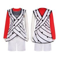 Cosplay Naruto cos costume, fire hidden sunset red suit Halloween stage performance costume cosplay animation costume M