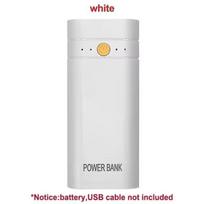 2* 5V 2A 18650 Power Bank Case USB Type-C Solder-Free Battery Charger Case DIY Power Bank Case 6000mAh Batteries Not Included