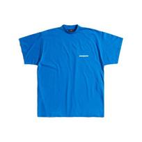 Balenciaga SS23 T Shirt Loose Fit Men's Blue 712398TMVJ64024 2 blue