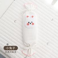 Baby Cylindrical Roll Pillow Side Sleeping Anti-Spitting Milk Comfortable Cotton Knit Newborn To Toddler 55cm-4pcs