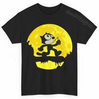 Felix The Cat 90s Vintage Cartoon Fan Gift Retro T-Shirt S-5XL Men Women Unisex Unisex T-Shirt XXXL yellow