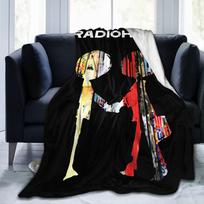Radiohead Rock Music Knitted Blanket  Flannel Throw Blanket Bedroom Sofa Portable Ultra-Soft Warm Bedspreads 150cm*180cm