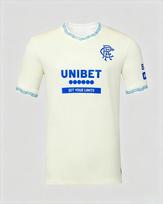 Glasgow Rangers Football Jersey Unisex Summer 3D Print Sports Football T-shirt, Breathable Quick Drying Unisex Family Kids Tees L