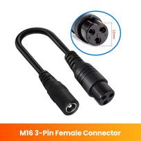 DC5.5MM To M12/M16/8016/5525/3Pin XLR/3P GX12 GX16 Connector Cable Adapter For Electric Scooter Bicycle Charger Accessories Plug