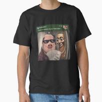 There is Motion at Your Front Door Tung Tung Tung John Pork Classic T-Shirt M gray