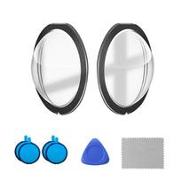 For Insta360 X3 Lens Cap Protector + Protection Frame + Lens Guards for Insta 360 X3 Protector Set Anti-scratch Accessories