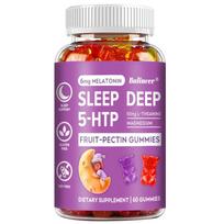 Balincer Sleep Deep Gummies, 5-HTP, Melatonin, L-Theanine, Magnesium, 60 Gummies 60