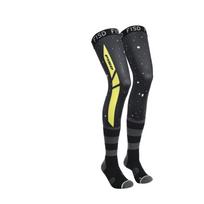 Motorcycle Compression Knee Brace Enduro Sock Motocross Knee Socks ATV MX Knee Protection Motorcycle Sports Sock 202 1 GRAY L