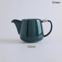 Japanese Ceramic Teapot with Stainless Steel Strainer  Filter Exquisite   for Puer  Oolong Kung Fu Tea Set